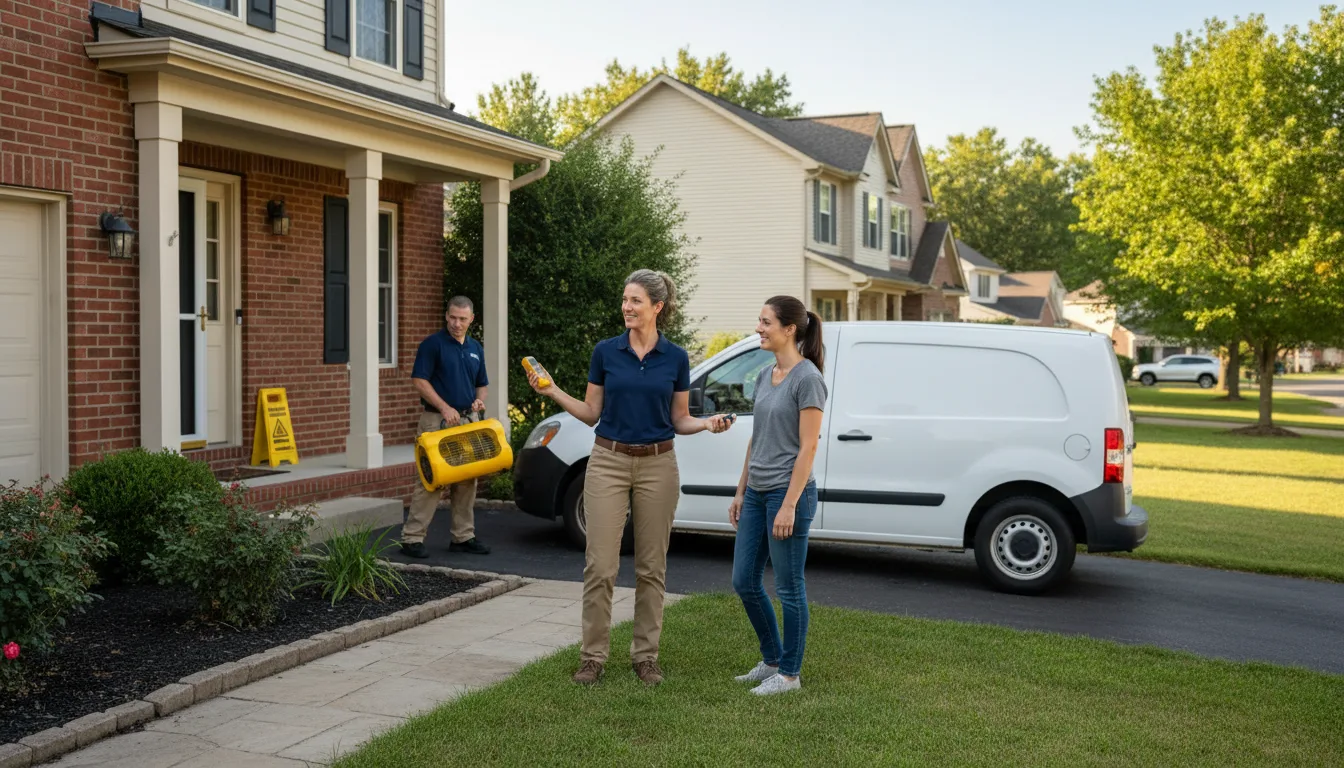 Water restoration image for Water Damage & Restoration Services in Leander, TX